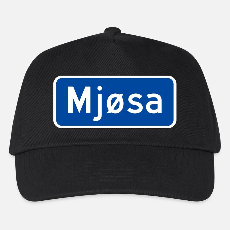 Der Mjøsa-See - Kinder Basecap - Schwarz