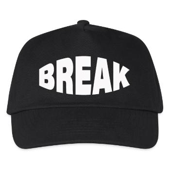 BREAK - Kinder Basecap - Schwarz - Vorne