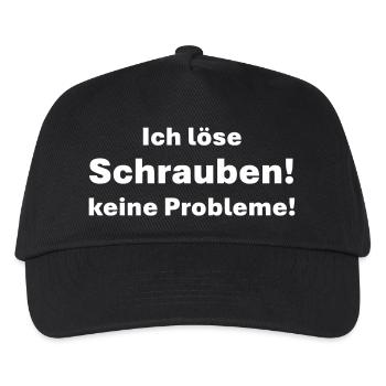 Je ne résous pas les problèmes de vis - Casquette de baseball Enfant - noir - Devant