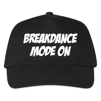 Mode breakdance activé - Casquette de baseball Enfant - noir - Devant