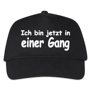 Gang - Kinder Basecap - Schwarz - Vorne