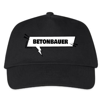 Concrete worker - Kids’ Baseball Cap - black - Front