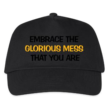 Glorious Mess - Kinder Basecap - Schwarz - Vorne