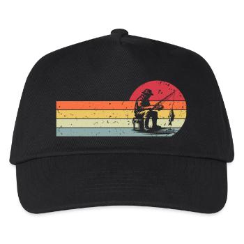 Fishing Anglers Fishing - Kids’ Baseball Cap - black - Front