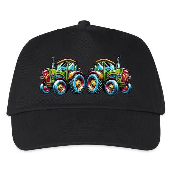 Tractor 2 - Kids’ Baseball Cap - black - Front