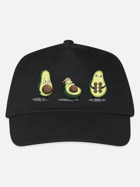 Avocado Body Evolution - Kids’ Baseball Cap - black