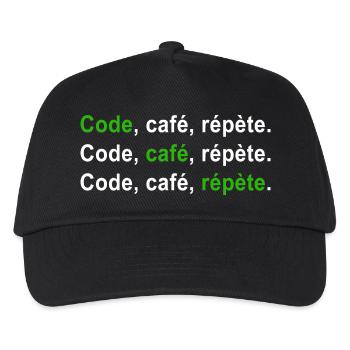 GEEK HUMOR LUSTIGER WITZ 2 - Kinder Basecap - Schwarz - Vorne