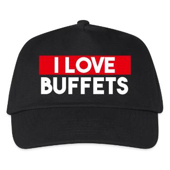 I Love Buffets - Kinder Basecap - Schwarz - Vorne