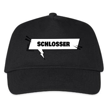 Schlosser - Kinder Basecap - Schwarz - Vorne