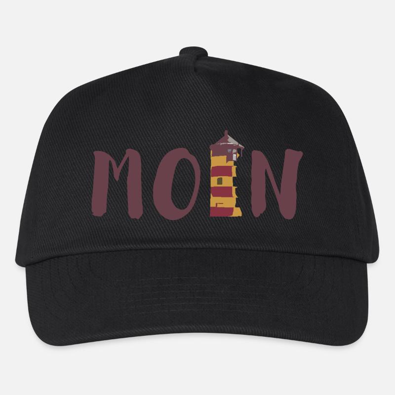 moin - Kinder Basecap - Schwarz