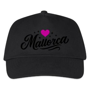 Mallorca Heart - Kids’ Baseball Cap - black - Front
