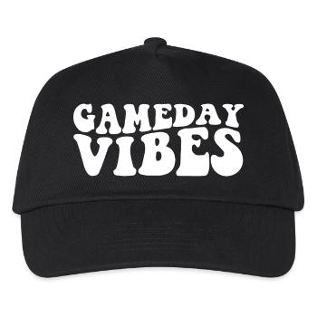Spieltags-Vibes im Enthusiasten-Stil - Kinder Basecap - Schwarz - Vorne