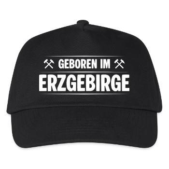 Kindheit Erzgebirge - Kinder Basecap - Schwarz - Vorne