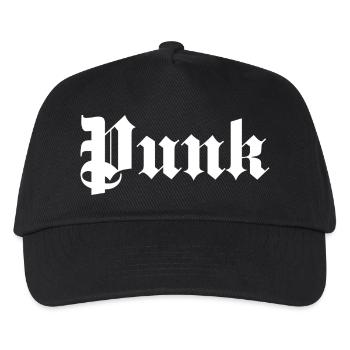 Punkrock Gothic Logo - Kinder Basecap - Schwarz - Vorne