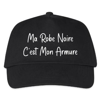 Ma robe noire est mon armure - Casquette de baseball Enfant - noir - Devant