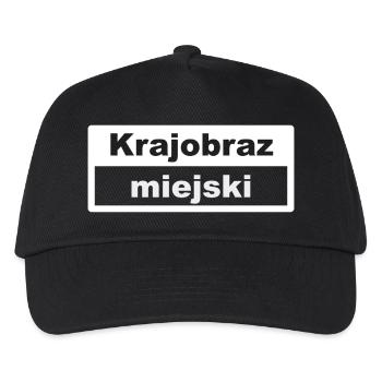 Cityscape Typography Polish - Kids’ Baseball Cap - black - Front