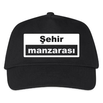 Cityscape Typography Turkish - Kids’ Baseball Cap - black - Front
