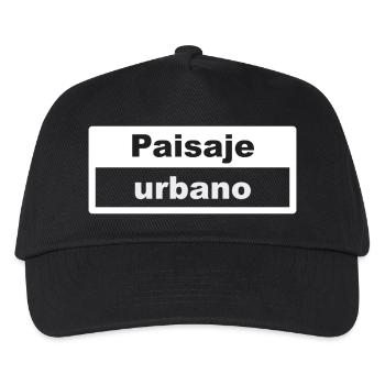 Cityscape Typography Spanish - Kids’ Baseball Cap - black - Front