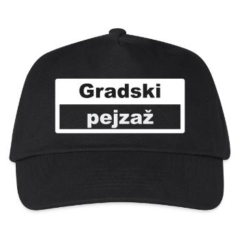 Cityscape Typography Croatia - Kids’ Baseball Cap - black - Front