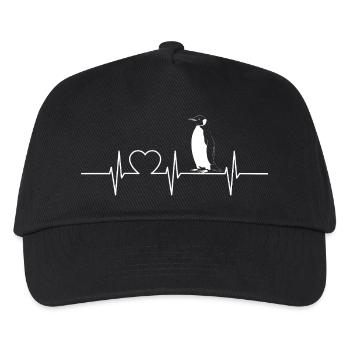 Penguins Penguin - Kids’ Baseball Cap - black - Front