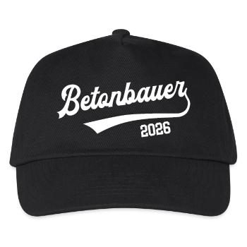 Concrete Worker 2026 Apprenticeship Examination Master Apprentice - Kids’ Baseball Cap - black - Front