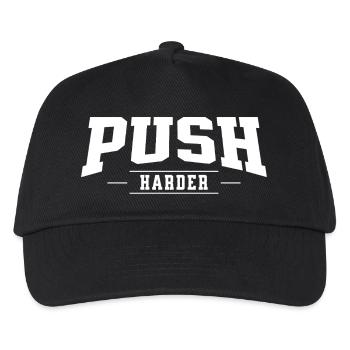 Push Harder - Kids’ Baseball Cap - black - Front