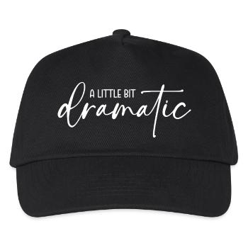 A little bit dramatic - Kids’ Baseball Cap - black - Front