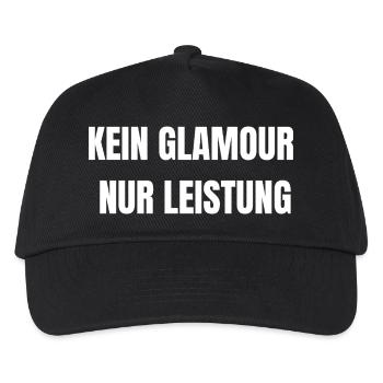 Pas de glamour, juste de la performance | Chemise de travail - Casquette de baseball Enfant - noir - Devant