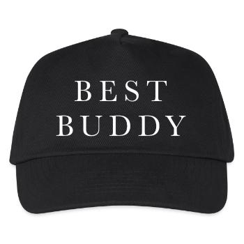 Best Buddy White - Kids’ Baseball Cap - black - Front