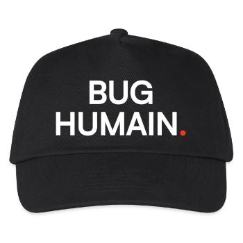 Bug humain humour fatigue moderne - Casquette de baseball Enfant - noir - Devant