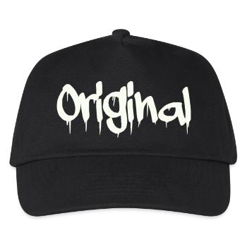 Langue source - Casquette de baseball Enfant - noir - Devant