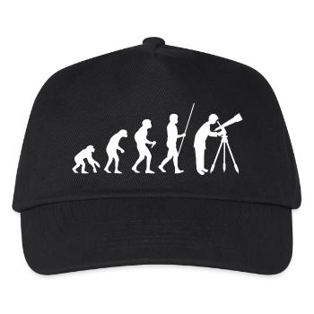 Astronomie Evolution - Kinder Basecap - Schwarz - Vorne
