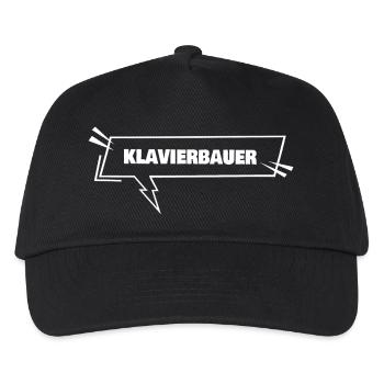 Ausbildung Klavierbauer - Kinder Basecap - Schwarz - Vorne