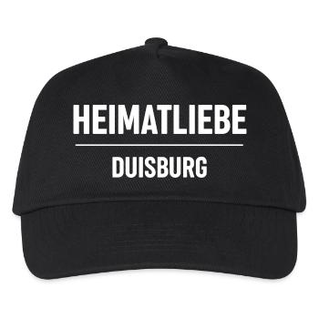 Heimatliebe Duisburg - Kinder Basecap - Schwarz - Vorne