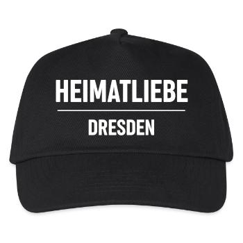 Heimatliebe Dresden - Kinder Basecap - Schwarz - Vorne