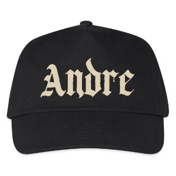 Andre Gothic Romantik - Kinder Basecap - Schwarz - Vorne