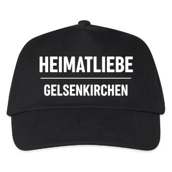 Heimatliebe Gelsenkirchen - Kinder Basecap - Schwarz - Vorne