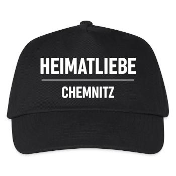 Heimatliebe Chemnitz - Kinder Basecap - Schwarz - Vorne