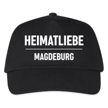 Heimatliebe Magdeburg - Kinder Basecap - Schwarz - Vorne