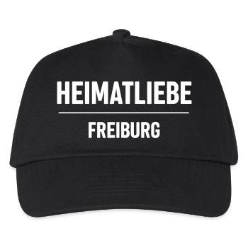 Heimatliebe Freiburg - Kinder Basecap - Schwarz - Vorne