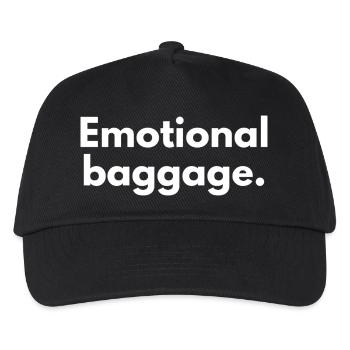 Conception de citations drôles pour le bagage émotionnel - Casquette de baseball Enfant - noir - Devant