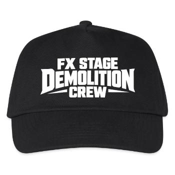 Veranstaltungstechnik FX Stage Demolition Crew - Kinder Basecap - Schwarz - Vorne