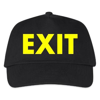Exit - Kids’ Baseball Cap - black - Front
