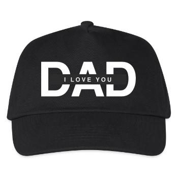 Dad i love you - Kinder Basecap - Schwarz - Vorne
