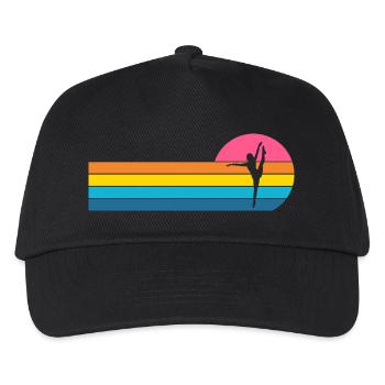 Ballerina Ballet - Kinder Basecap - Schwarz - Vorne