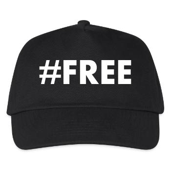 Free - Kids’ Baseball Cap - black - Front