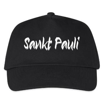 st pauli hamburg - Kinder Basecap - Schwarz - Vorne