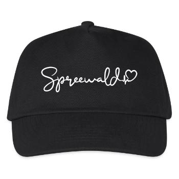 Spreewald Herzschlag - Kinder Basecap - Schwarz - Vorne