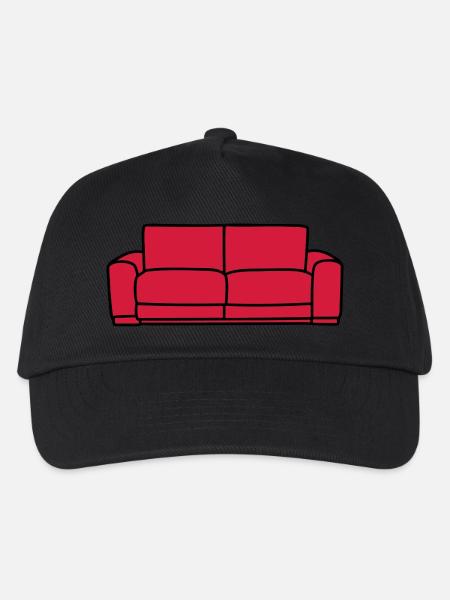 Sofa - Kinder Basecap - Schwarz