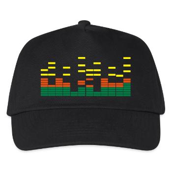 music - Kinder Basecap - Schwarz - Vorne